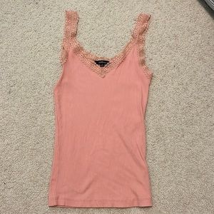 pinkish tan color tank, got from a local boutique, worn once